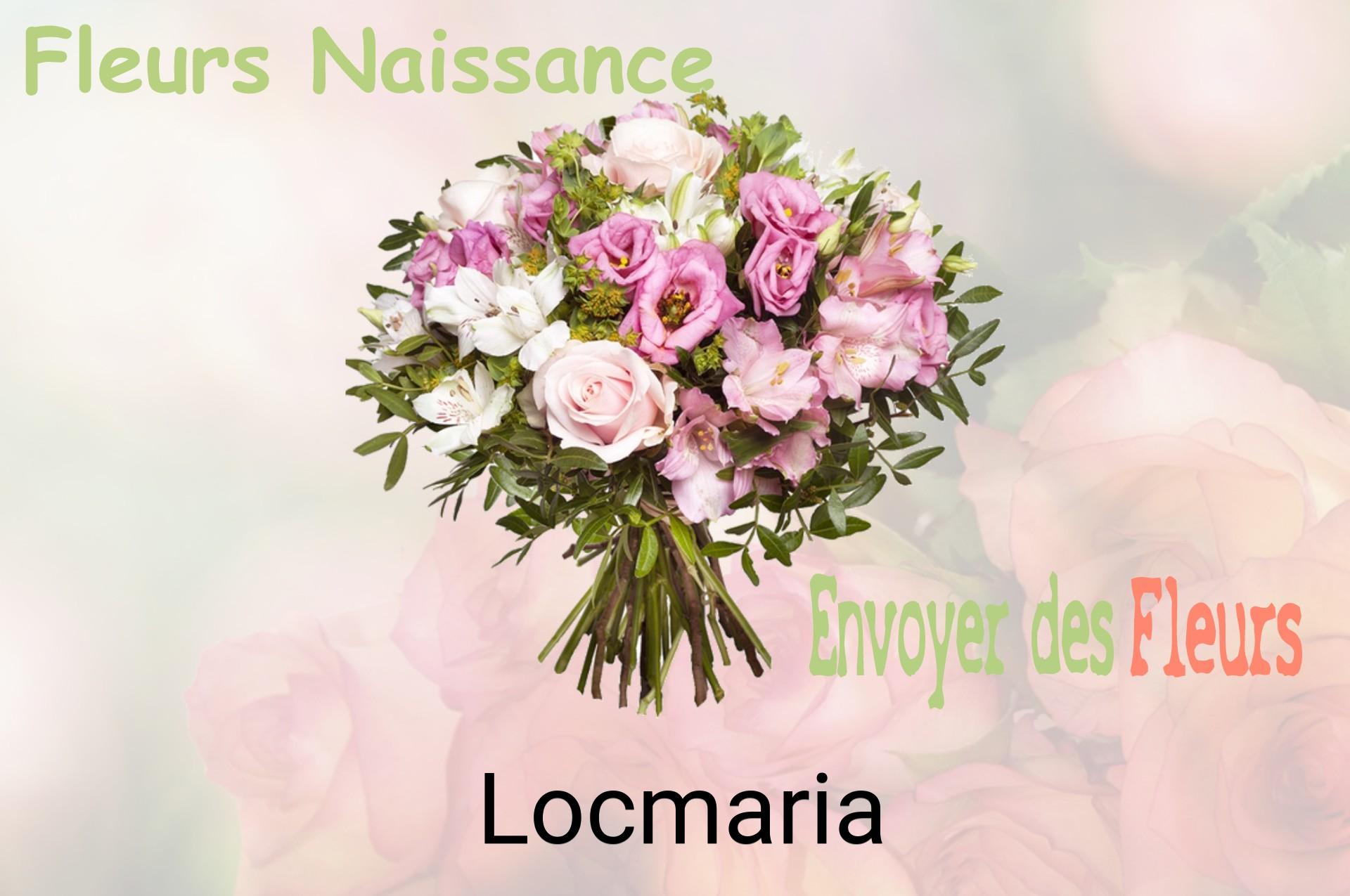Bouquet de fleurs de naissance livré à Locmaria